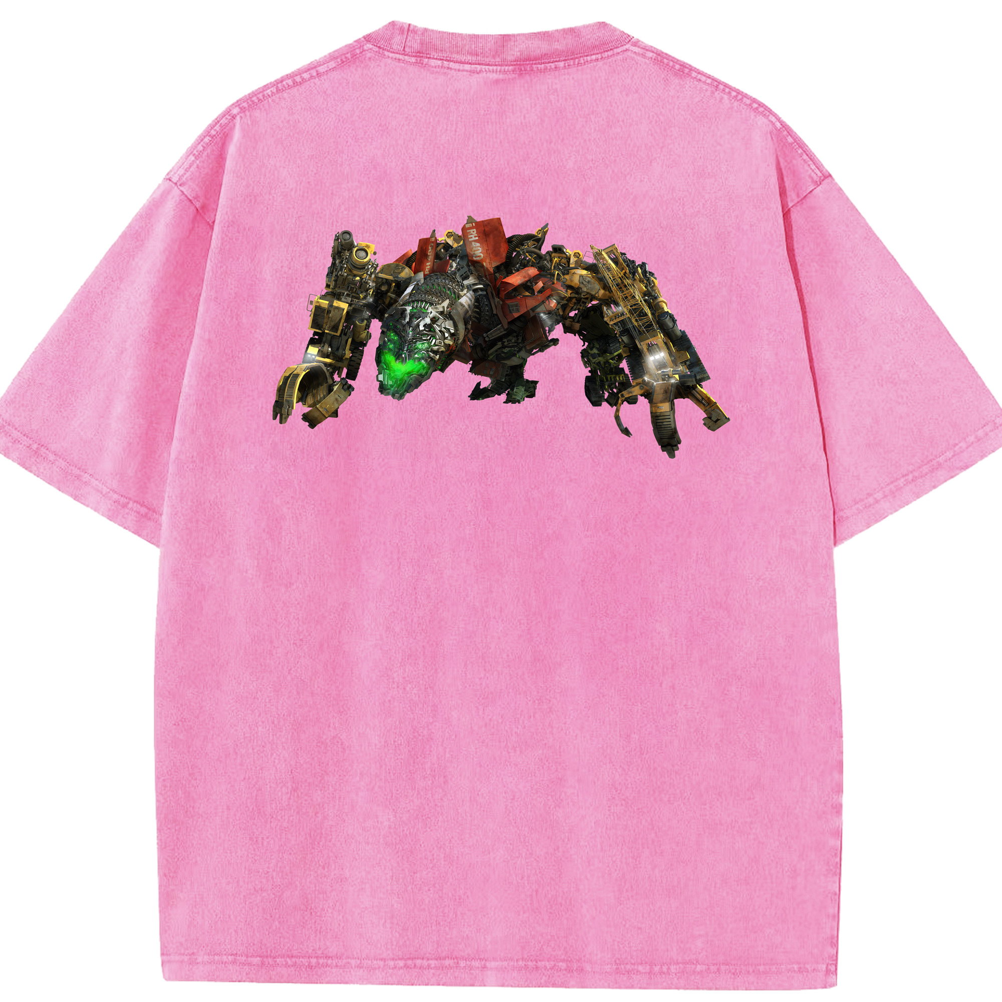 （画像用） Transformers トランスフォーマー 綿100% ヴィンテージ風 半袖Tシャツ（背面プリント）